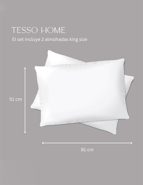 Set de almohada Tesso Home Soft essentials firmeza media
