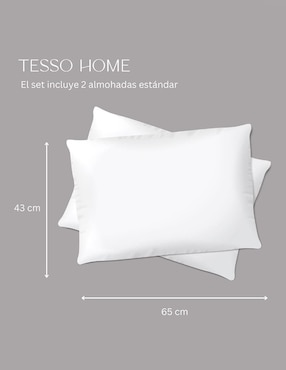 Set de almohada Tesso Home Soft essentials firmeza media
