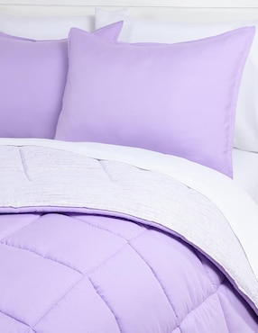 Set edredón Kaltex Home Kent Mauve Reversible