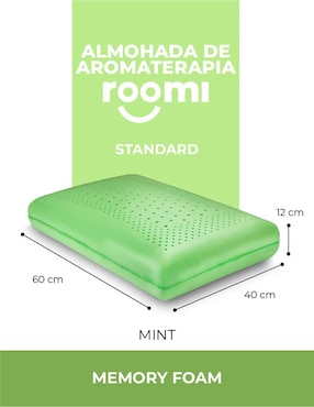Almohada Roomi Mint Pillow Mist firmeza media