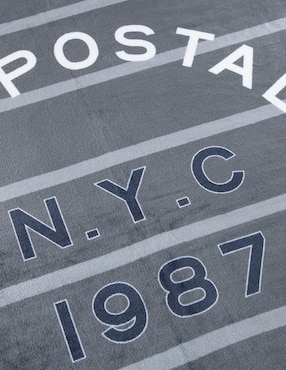 Frazada clásica de tejido plano Aéropostale Fabio grey unisex