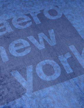 Frazada clásica de tejido plano Aéropostale Ferran navy unisex