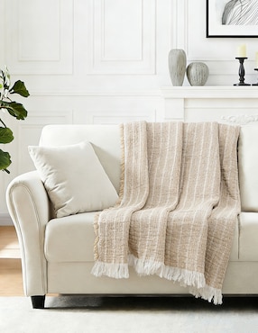 Frazada de tejido punto Haus Linen Tropical