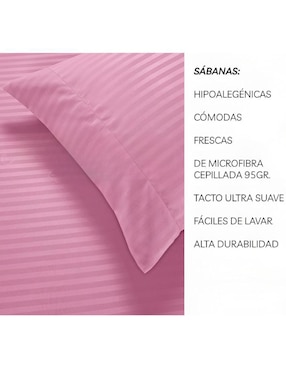 Juego de sábanas de microfibra 2800 hilos Xtellar