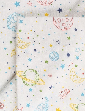 Juego de sábanas de algodón 80 hilos Knapp & Tully Kids Rocket