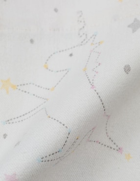 Juego de sábanas de algodón 80 hilos Knapp & Tully Kids Sparkly Unicorn