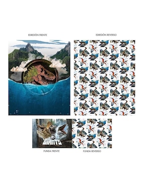 Set edredón Providencia microfibra Jurassic World Rebirth
