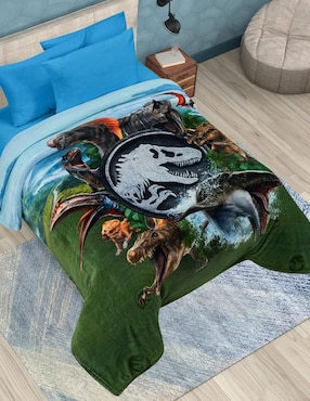 Cobertor Jurassic World Rebirth Providencia Serenity giants