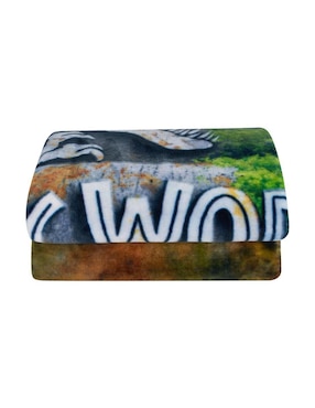 Cobertor Jurassic World Rebirth Providencia estampado infantil