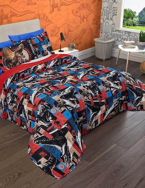 Set de colcha Providencia Microfibra Jurassic World Rebirth
