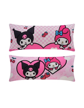 Almohada Providencia Kuromi y My Melody jumbo firmeza media