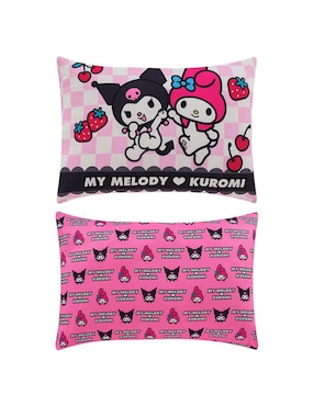 Almohada Providencia Kuromi y My Melody firmeza media