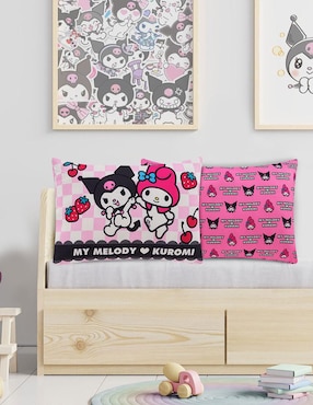 Almohada Providencia Kuromi y My Melody firmeza media