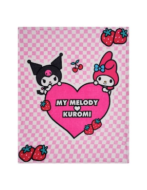 Cobertor Melody & Kuromi Providencia Serenity frazada