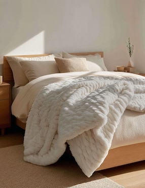 Frazada de tejido plano Smart Bamboo Bubble Hug