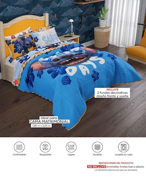 Set de colcha Providencia Stitch Beach