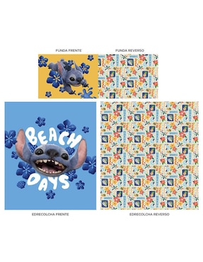 Set de colcha Providencia Stitch Beach