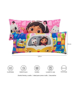 Almohada Providencia Gabby Dollhouse Magic firmeza media