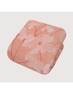 Set de colcha Dalfiori Basic Cindel Coral
