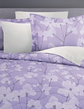 Set de colcha Dalfiori Basic Cindel Lila