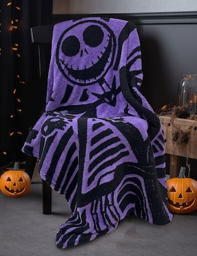 Cobertor Jack Skellington Providencia frazada oveja jacquard