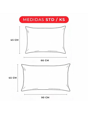 Set de almohada Atlas del Descanso Atlas Basic firmeza baja