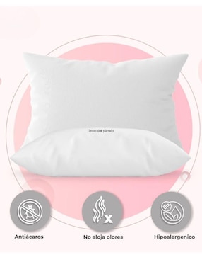 Set de almohada Atlas del descanso Basic firmeza baja
