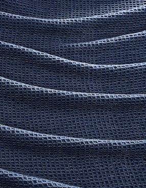 Colcha Nautica Washed Blnaket Navy