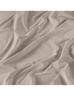 Juego de sábanas de poliéster Vianney Jersey Soft Almond
