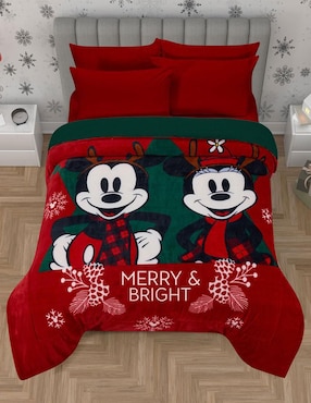 Edredón Providencia Oveja Yuletide Navidad Mickey
