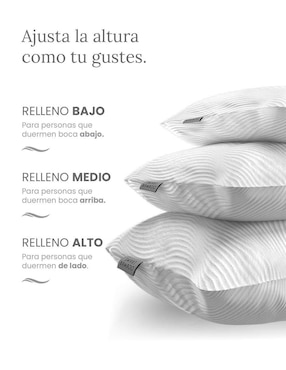 Almohada Smart Bamboo Ajustable Blend firmeza media