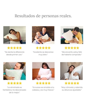 Almohada Smart Bamboo Ajustable Blend firmeza media