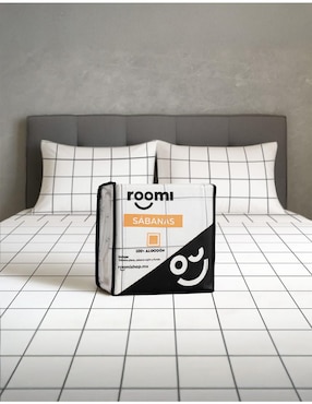 Juego de sábanas de algodón Roomi