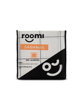 Juego de sábanas de algodón Roomi