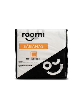 Juego de sábanas de algodón Roomi