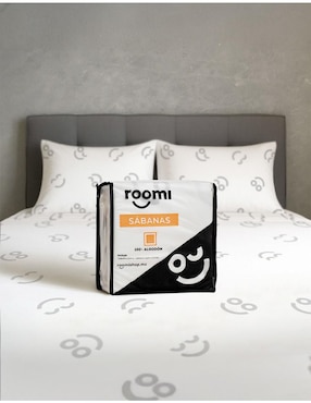 Juego de sábanas de algodón Roomi
