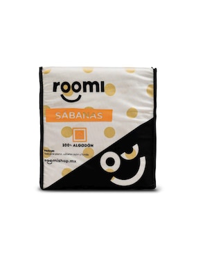 Juego de sábanas de algodón Roomi