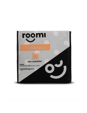 Juego de sábanas de algodón Roomi