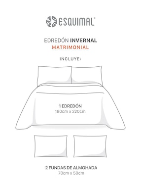 Set edredón Esquimal Premium Doble Vista Domenica
