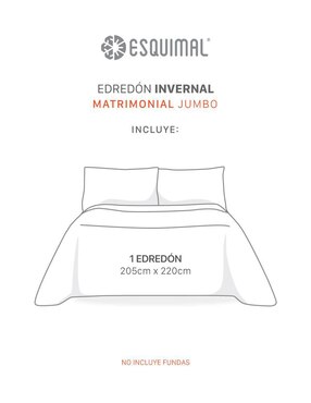 Edredón Esquimal Luxus invernal ondina