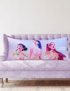 Almohada Providencia Súper Jumbo Guerreras K-Pop Estrellas firmeza media