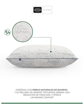 Almohada América Bamboo firmeza media