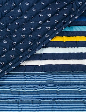 Set de colcha Original Penguin CLASSIC LIGHT BLUE