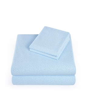 Juego de sábanas de algodón 200 hilos Laura Ashley Arundel Blue
