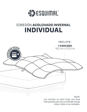 Duvet con relleno Esquimal Pluma de Pato