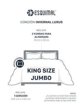 Edredon Esquimal Luxus Invernal Masaru