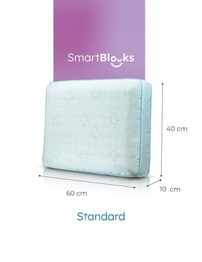 Almohada Roomi Smart Blocks firmeza alta