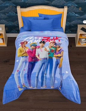 Cobertor Providencia Serenity Guerreras K-Pop Saja Boys estampado infantil