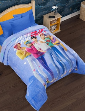 Cobertor Providencia Serenity Guerreras K-Pop Saja Boys estampado infantil