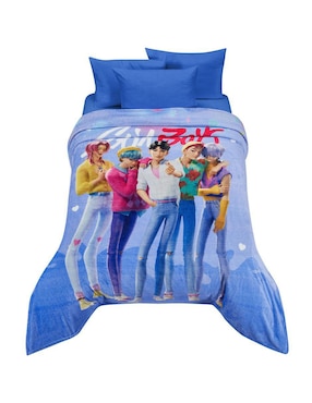 Cobertor Providencia Serenity Guerreras K-Pop Saja Boys estampado infantil